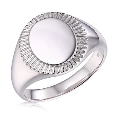 China Trendy Good Quality Jewelry Personality Luxury Mens Rings Silver 925 Silver for sale