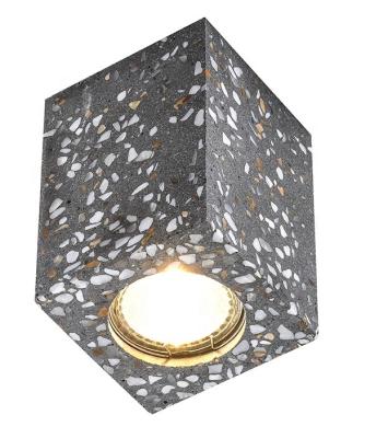 China Hour Factory Price Square GU10 Modern Indoor Outdoor Mounted Ceiling Light Surface Mounted LED Concrete Ceiling Lights for sale