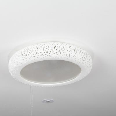 China HR Outdoor Mounted Factory Price Modern Indoor Round E27 Plaster Ceiling Light Surface Mounted LED Gypsum Ceiling Lights for sale