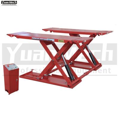 China China YuanMech One Meter Portable Scissor L7100 3 Ton Mid Rise Car Lift 3000kg for sale