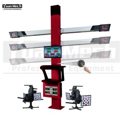 China Wheel Angles YuanMech Hot Sale 3D Car Wheel Aligner Machine / Wheel Aligner Measuring Device for sale