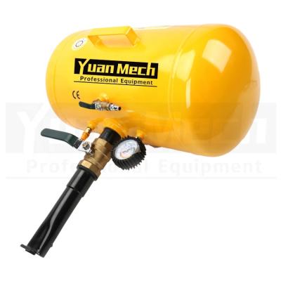 China For Used Bead Blaster YuanMech Tire Switch Tire Bead Blaster 5/10 Gallon Hand Grip Inflator Sandblaster Seating For Repair for sale