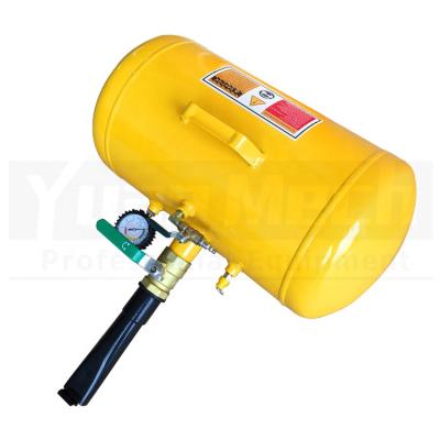 China Steel Tire Switch Tire Hand Hold Steel Tank Locks Securely On Portable 10 Gallon Bead Seater Bead Blaster Rim for sale