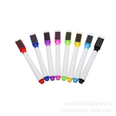 China Plastic manufacturers produce high quality color whiteboard markers, erasable strip brushes, set of 8 color whiteboard markers for sale