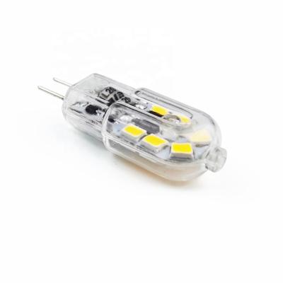 China PC Mini G4 Led Bulb 2835 PC CE ROSH Lights AC12V 1.5W 12LEDS Replace Halogen Spotlight Chandelier Lamps for sale