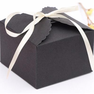 China Recyclable Wholesale Chinese new wedding party favors candy boxes tie ribbon packing paper gift sweet candy boxes for sales Chocolate Boxes for sale