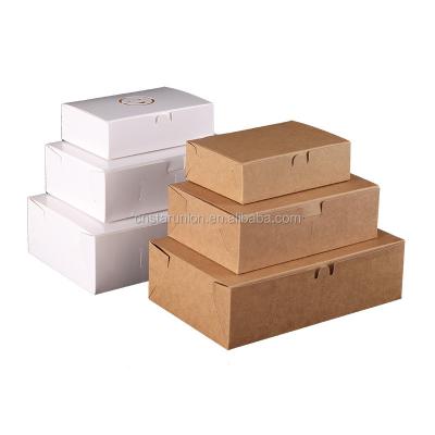 China Packaging Paper Fried Chicken Boxes Korean Disposable French Fries Takeout Box For Takeout Food French Fries Package Custom Box for sale