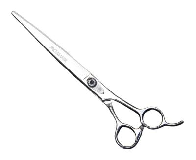 China YF4562 Professional 8.0inch Thinning Scissors Curved Pet Scissors for sale