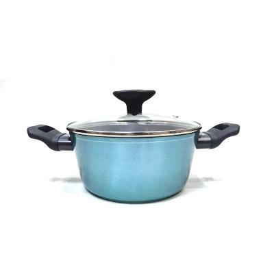 China Sustainable 3.0QT Non Toxic Ceramic Casserole Dish Cookware With Lid for sale