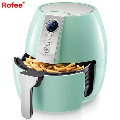 China Hotel Air Fryer 4L Electric Hot Air Fryer Oil Free Cook Machine with LCD Screen Digital Air Fryer Oven for sale