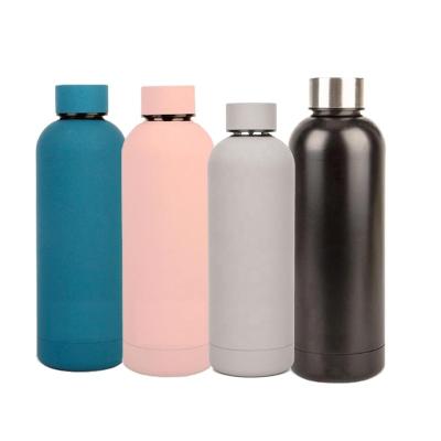 China 500ml Sustainable Logo Stainless Steel Vacuum Flask Sports Eco Friendly Customized Water Bottle for sale