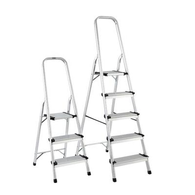 China Hot Sale High Quality Safety Steel Foldable Household Step Leg Folding Ladders 3 Aluminum Ladder for sale