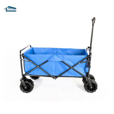 China Easy-carry Heavy Duty Folding Folding Garden Traction Wagon Collapsible Outdoor Camping Wagon for sale