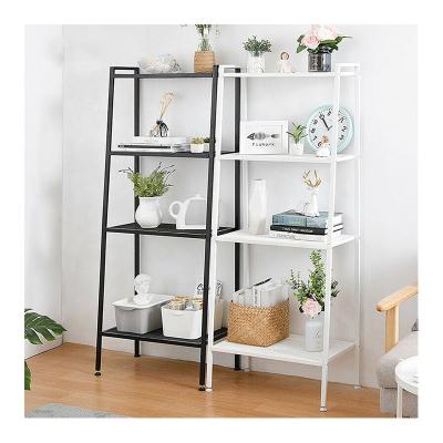 China 4 Tier Adjustable Ladder Serving Organizer Shelves (Other) for Home Office Kitchen for sale