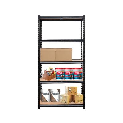 China Popular High Quality Corrosion Protection Warehouse Slotted Corner Boltless Rack Shelving / Heavy Duty Rivet for sale