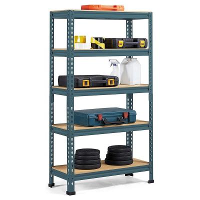 China Corrosion Protection 175KG UDL 180cm 5 Tier Supermarket Metal Shelving Boltless Draw Shelves Storage Shelving Unit for sale