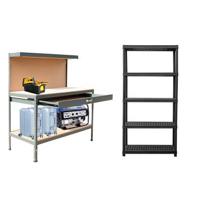 China Heavy Duty Hotels MDF Panel Garage Storage Workbench Workshop for sale