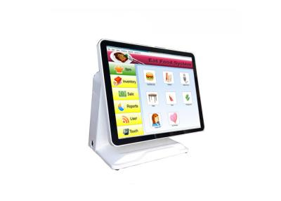 China Waterproof Pos Billing Machine , Flat Screen Pos Register System White Color for sale