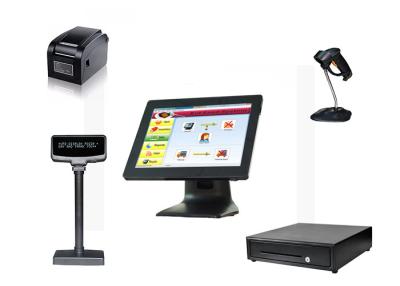 China Panel Mounted Epos Systems For Small Business , Pc Cash Register With Bluetooth for sale