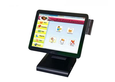 China 5 Wire Touch Screen All In One Pos System With MSR Energy Saving Wear Resistant for sale