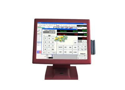 China Touch Cash Register Terminal 15 Inch LCD POS System 2G 32G SSD Windows 7 OS For Laundry for sale