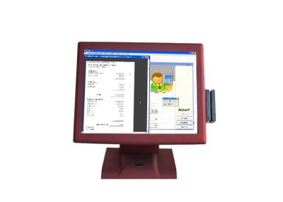 China Point Of Sale LCT Touch Screen Cash Register All In One Windows System 15 Inch for sale