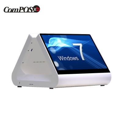 China 12 Inch All In One Touchscreen POS Terminal White J1900 CPU For Restaurant for sale