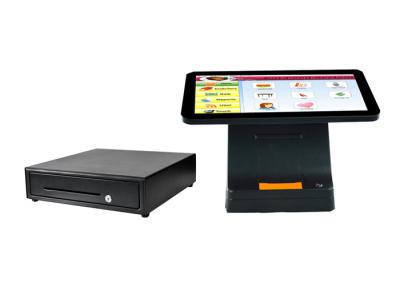 China Touch Screen Pos Terminal / All In One POS Terminal 410 MM Cash Drawer for sale