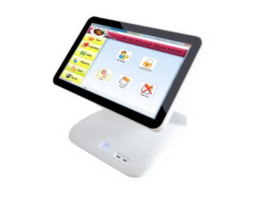 China 15.6 Inch All In One Touchscreen POS Terminal 2G 32G White Color POS Machine for sale