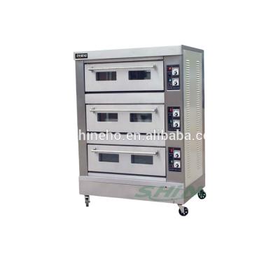 China Hotels Oven For Baking Cupcakes Industrial Oven/3 Deck Baking Oven for sale