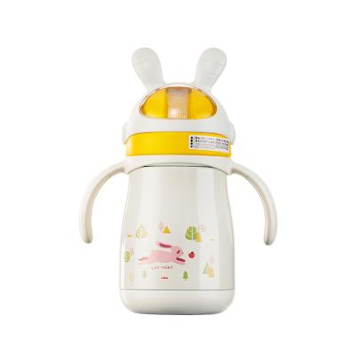 China Stocked Shower Openers Baby Kids Metal Drink Bottles With Straw for sale