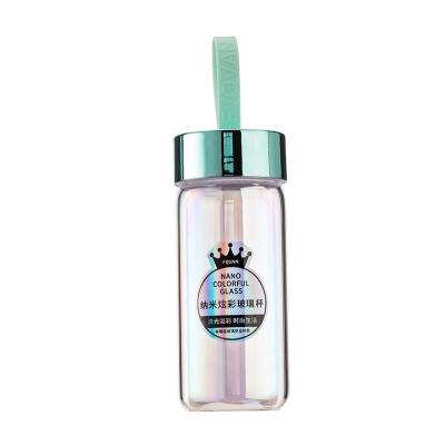 China FUQUAN YI KE Viable Glass Water Bottle With Plastic Stainless Steel Lid Infuser Power Supply Large Price for sale