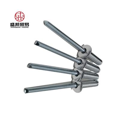 China Custom Waterproof Galvanized Industry China Aluminum Pull Rivet Double Countersunk Head Threaded Open Blind Rivet for sale