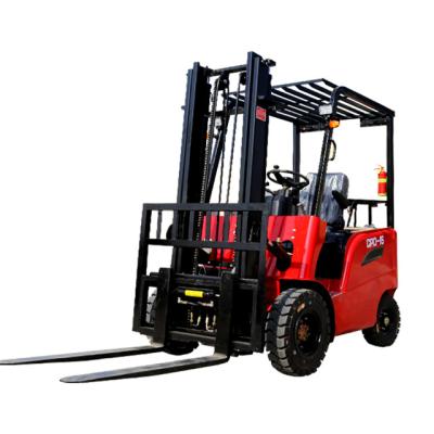 China Building Material Shops Factory Price Full AC Electric Forklift 3ton 5.0ton 3m 4m 5m Mini Electric Forklift 6m New Energy 80V Battery With Italy Control for sale