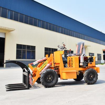 China Loading and unloading sand free shipping! 500kg Mini Small Electric Wheel Loader / Diesel Compact Load Loader for sale