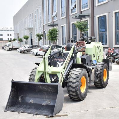 China Loading and unloading hydraulic sand wheel loader 1ton/1.5ton/2ton small loader for sale for sale