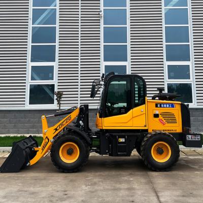 China Loading and unloading sand maker Mini Loader 2ton payloader 920 wheel loader 2000kg loader with joystick for sale