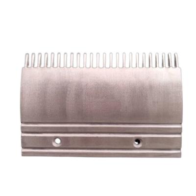 China Modern escalator aluminum alloy comb plate 56XAA453BJ XIZI OTIS escalator parts escalator walkway step comb 25/23 teeth for sale