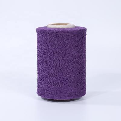 China Yarn Manufacturer N10/1 Open End Antistatic Recycled Cotton Polyester For Weaving for sale