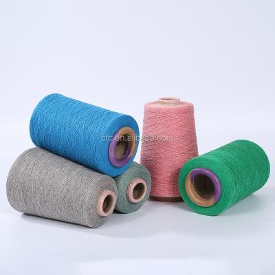 China Anti-bacteria recycled cotton socks / polyester cotton loaf fo knitting for sale