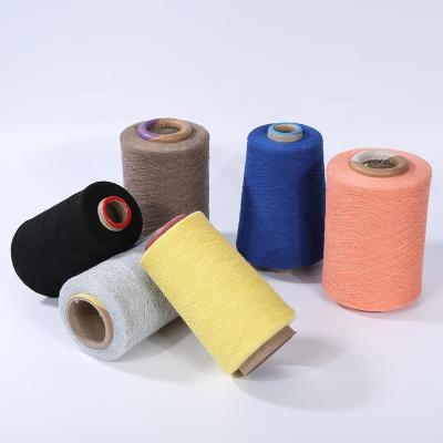 China Sustainable Recycled Regenerated Cotton And Polyester Open End Raw Color White For Socks Production for sale