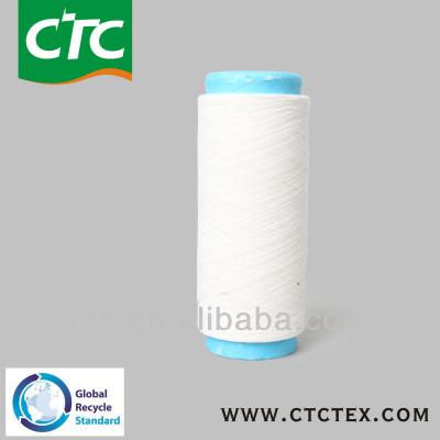 China Sustainable Bleach White Recycled Cotton Yarn for sale