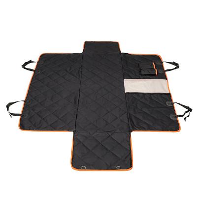 China Business OEM ODM Hot Sale Waterproof Durable Scratch Proof Non Slip Suv Cars Dog Car Seat Covers Protector With Mesh Viewing Window for sale