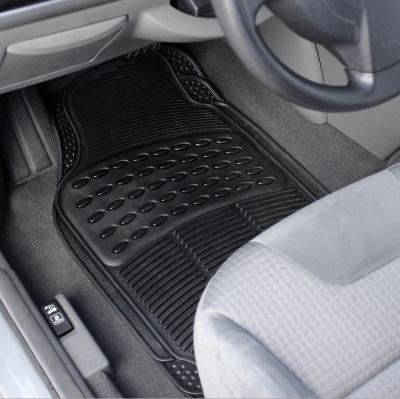 China Universal 4 Pcs Luxury Popular 2021 Pcs Car Mats PVC Car Floor Mats for sale