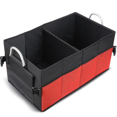 China Sports Large Capacity Storage Box For Car Folding Portable Car Trunk Organizer With Lid for sale