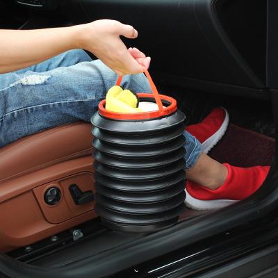 China Cheap factory price silicone folding portable outdoor sports bucket for car for sale