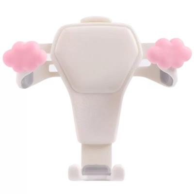 China Cute Mobile Universal Car Phone Holder Cradle Car Air Vent Mount Phone Holder For Cell Phone For Lady for sale