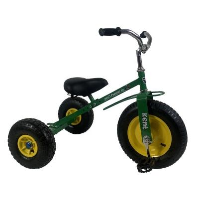 China Cheap Kids Outdoor Toy All Terrain Tricycle Trailer Carts Combo Kids Pedal Steel Frame Ride On Tricycle Cart Set for sale