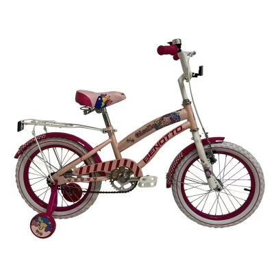 China Kids Cycle 2022 New Design Cheap Kids Bike 16inch Girl Style Ride On Toy With Child Bike Rear Carrier for sale