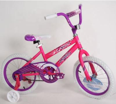 China Cheap 16inch BMX Frame Kids Bike With Color Popular Manufacturer With Air Tire For Girls Kids Bike for sale